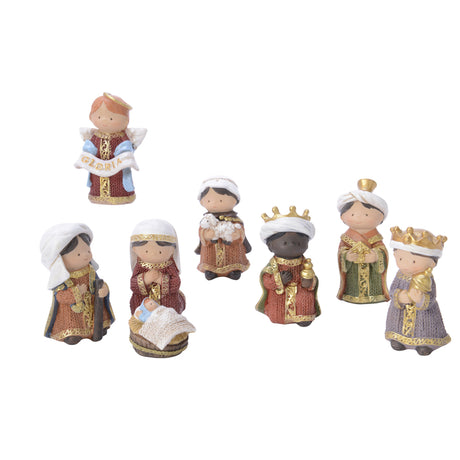 Decoris Multicolored Child Nativity Figurine