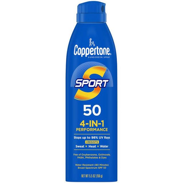 Coppertone Sport Sunscreen Spray 5.5 oz 1 pk