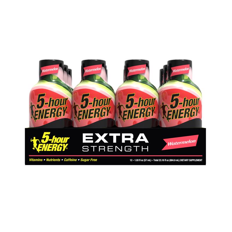 5-hour Energy Watermelon Sugar Free Watermelon Energy Shot 1.93 oz