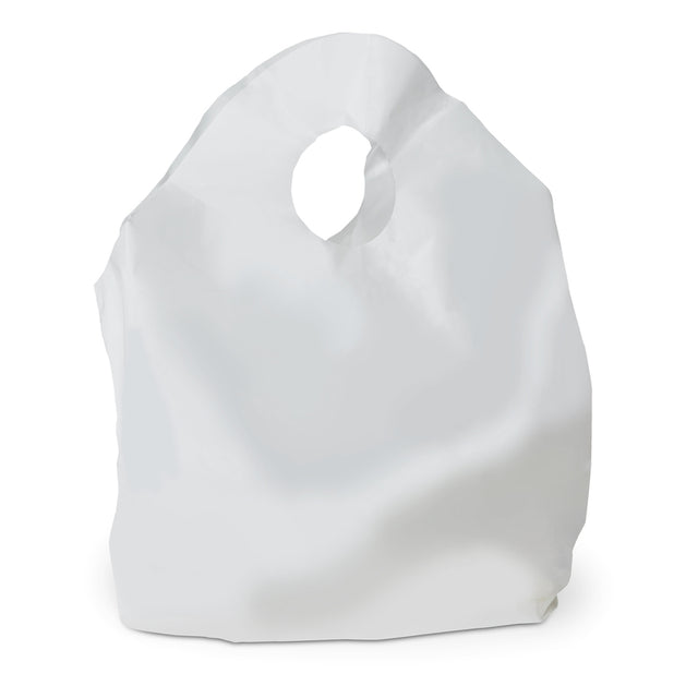 Novolex Plastic White Grocery Bag 500 pk 18 in. H X 9 in. W X 16 in. L