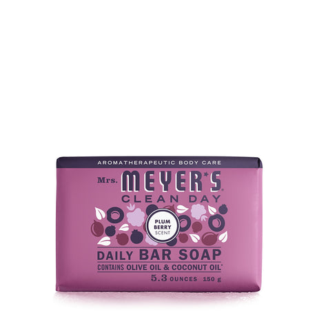 Mrs. Meyer's Clean Day Plumberry Scent Bar Soap 5.3 oz