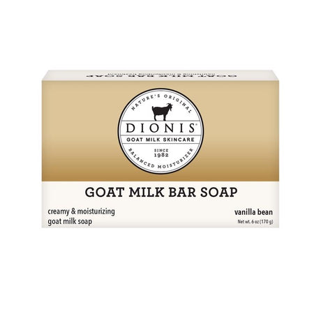 Dionis Goat Milk Vanilla Bean Scent Soap Bar 6 oz 1 pk