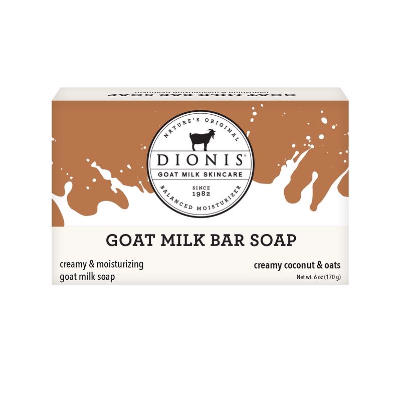 Dionis Goat Milk Creamy Coconut & Oats Scent Soap Bar 6 oz 1 pk