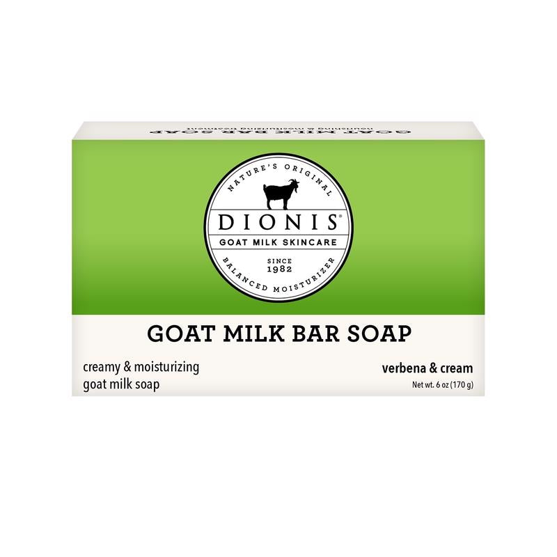 Dionis Goat Milk Verbena & Cream Scent Soap Bar 6 oz 1 pk