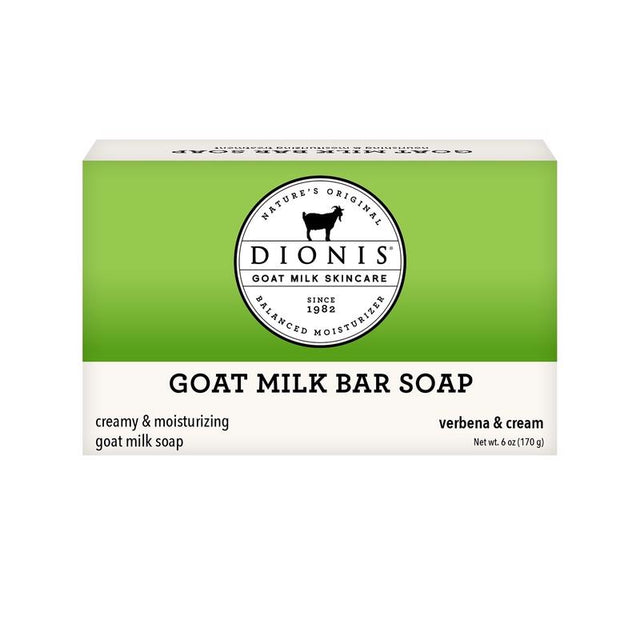 Dionis Goat Milk Verbena & Cream Scent Soap Bar 6 oz 1 pk