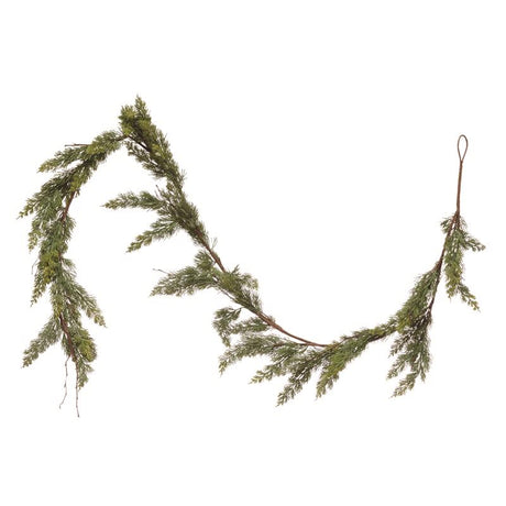 Creative Co-Op 4 in. D X 7 ft. L Artificial Cedar Garland