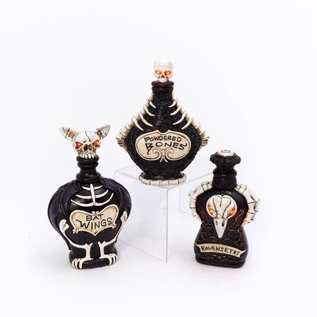 Gerson 7.75 in. LED Prelit Lighted Potion Bottle Halloween Decor