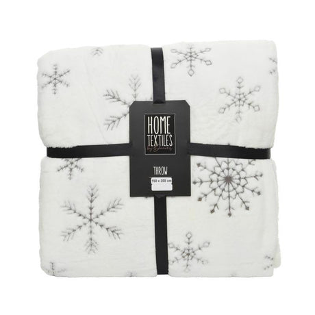 Decoris Snowflake Blanket 1 pk