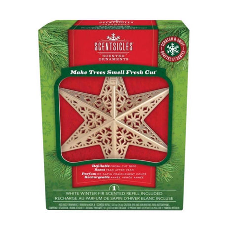 Scentsicles Gold Scented Decorative Star Ornament