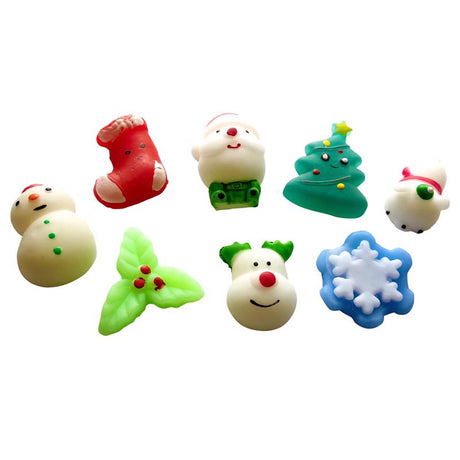 Zorbitz Christmas Squishies Rubber Multicolored