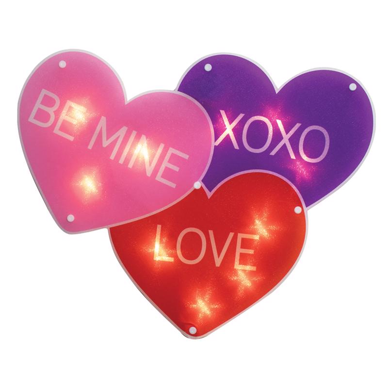 IG Design Valentine's Day Shimmer Decoration 1 pc