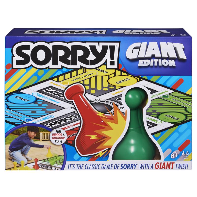 Spin Master Sorry! Giant Edition Board Game Multicolored