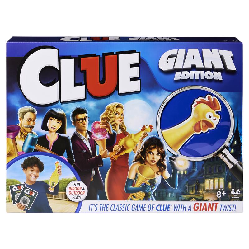 Spin Master Clue Giant Edition Board Game Multicolored