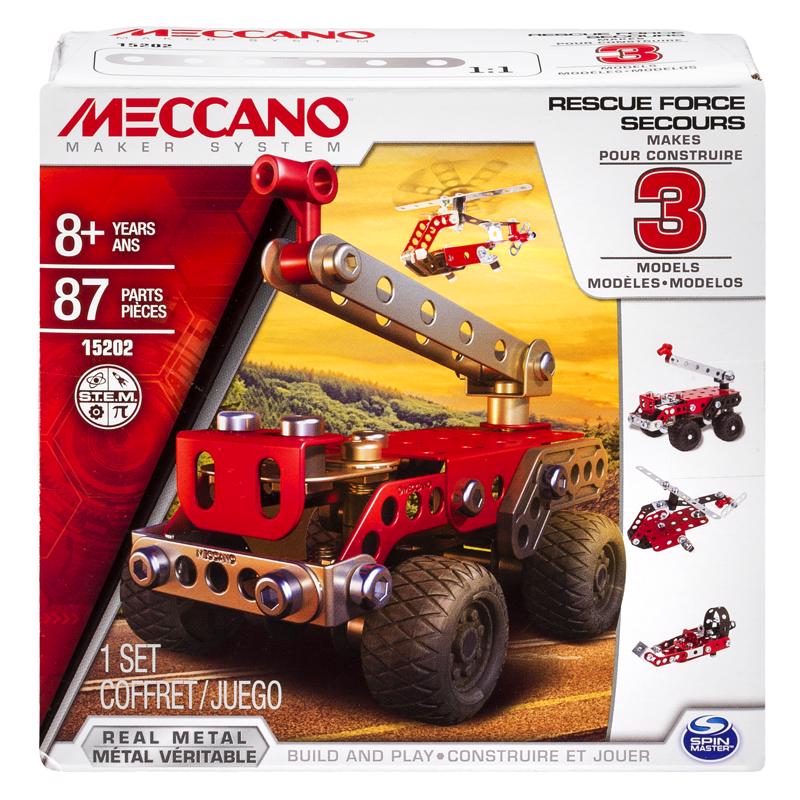 Meccano Rescue Squad` Model Building Set 87 pc