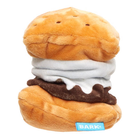 Bark Multicolored Plush More S'mores Dog Toy 1 pk