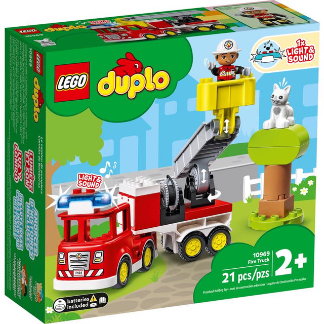 LEGO DUPLO 10969 DUPLO Fire Truck ABS/Polycarbonate Multicolored 21 pc