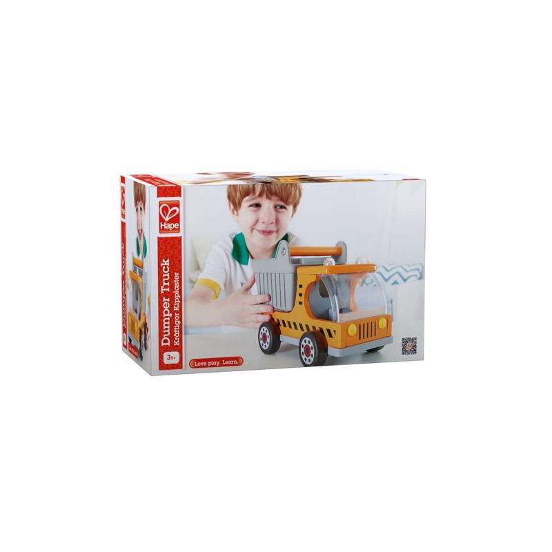 Hape Dumper Truck Plastic/Wood Multicolored