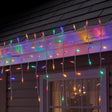 Celebrations LED Mini Multicolored 100 ct Icicle Christmas Lights 6 ft.