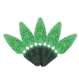 Celebrations Platinum LED C6 Green 50 ct String Christmas Lights 25 ft.