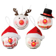 Lumineo Bauble LED Red 1 ct Novelty Christmas Lights