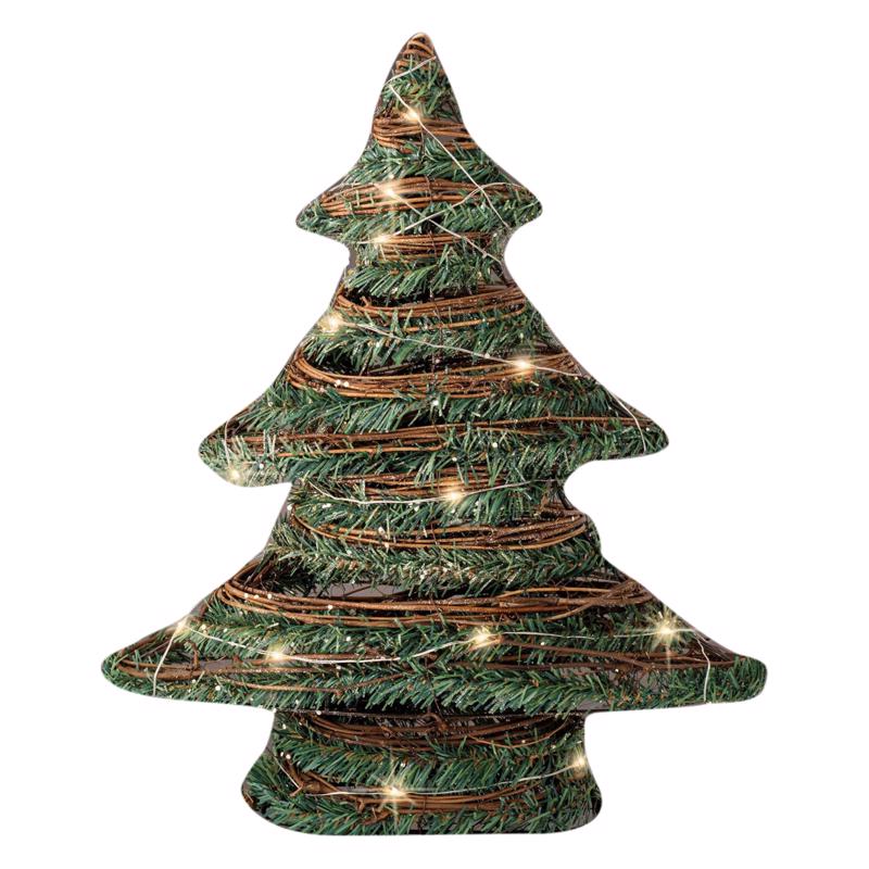 Lumineo LED Multicolored Cone Christmas Tree 15.75 in.