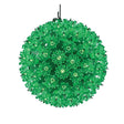 Celebrations LED Green Starlight Sphere 7.5 in. Hanging Decor