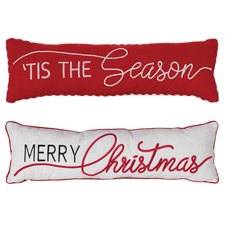 Gerson Assorted Holiday Messages Pillow 3 in.