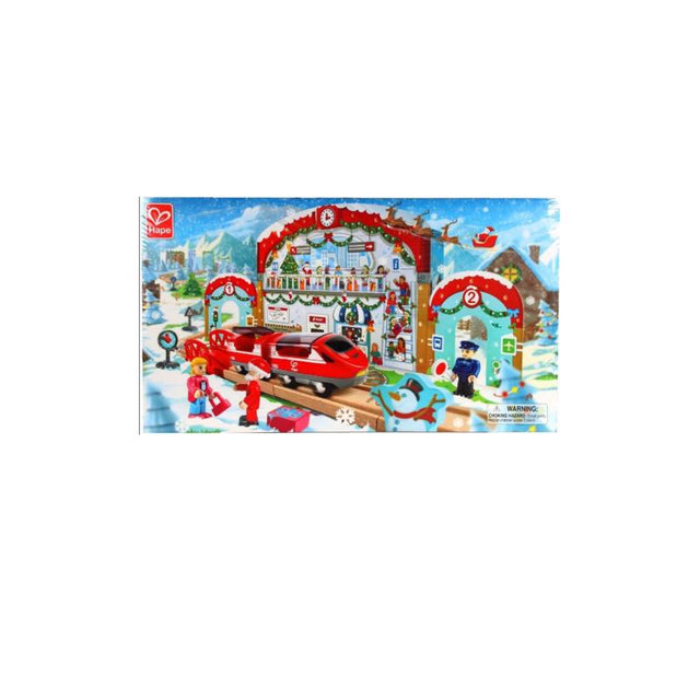 Hape Christmas Railway Railway Advent Calendar Wood 24 pc