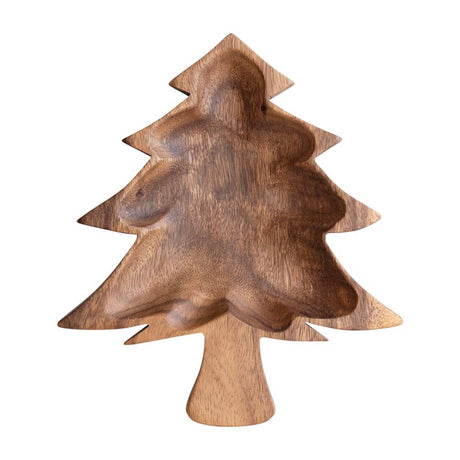 Creative Co-Op Garden Christmas Natural Christmas Tree Bowl 1 in.