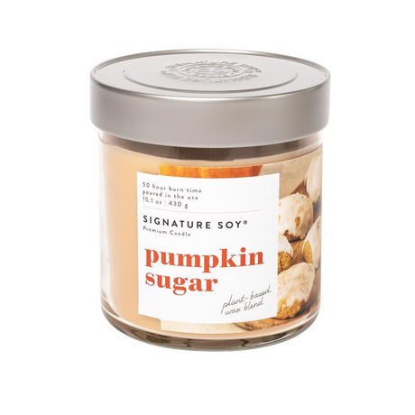 Signature Soy Orange Pumpkin Sugar Scent Candle 15.1 oz