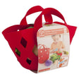 Hape Soft Toy Vegetable Basket Plush Red 8 pc