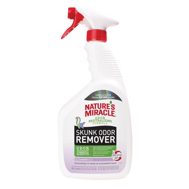 Nature's Miracle Lavender Scent Skunk Odor Remover 32 oz Liquid