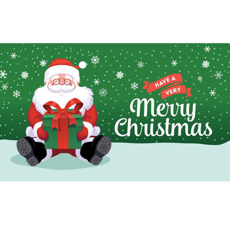 Celebrations Have a Merry Christmas 7 ft. x 16 ft. Garage Door Cover