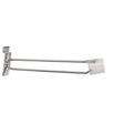 Silver Aluminum/Metal Slatwall Hook with Label Holder 25 pk