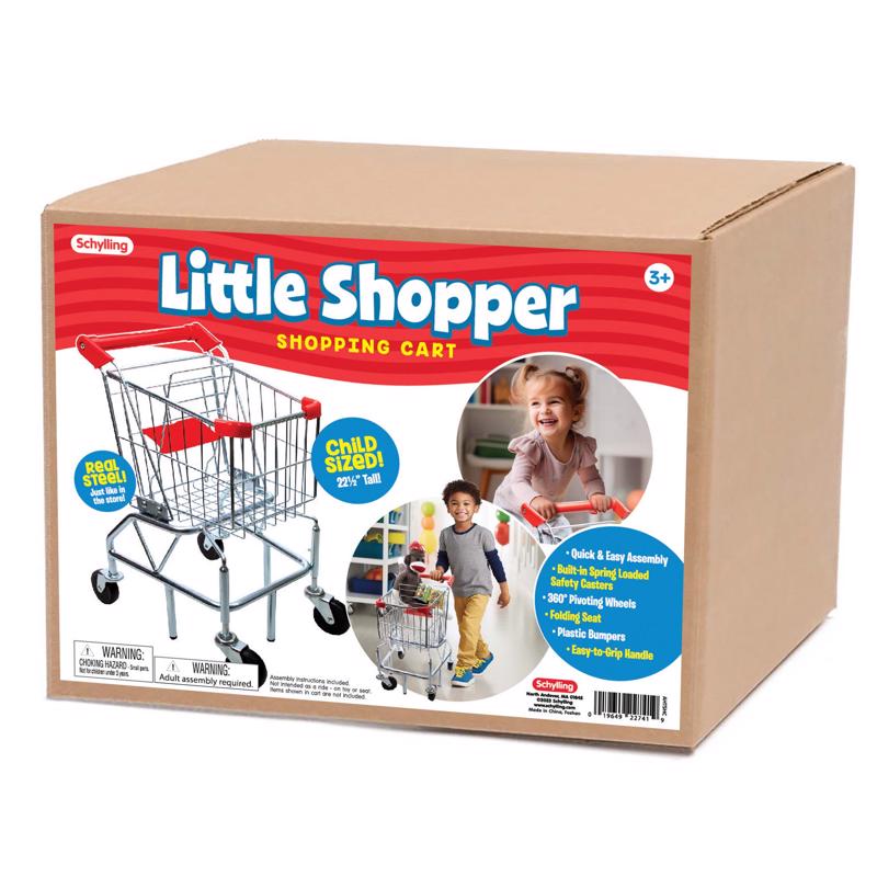 Schylling Shopping Cart Steel Silver