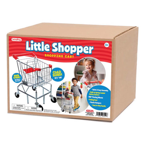 Schylling Shopping Cart Steel Silver