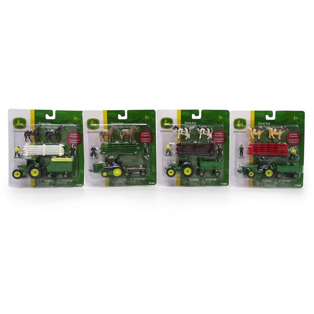 TOMY John Deere Farm Toy Set Assorted 10 pc