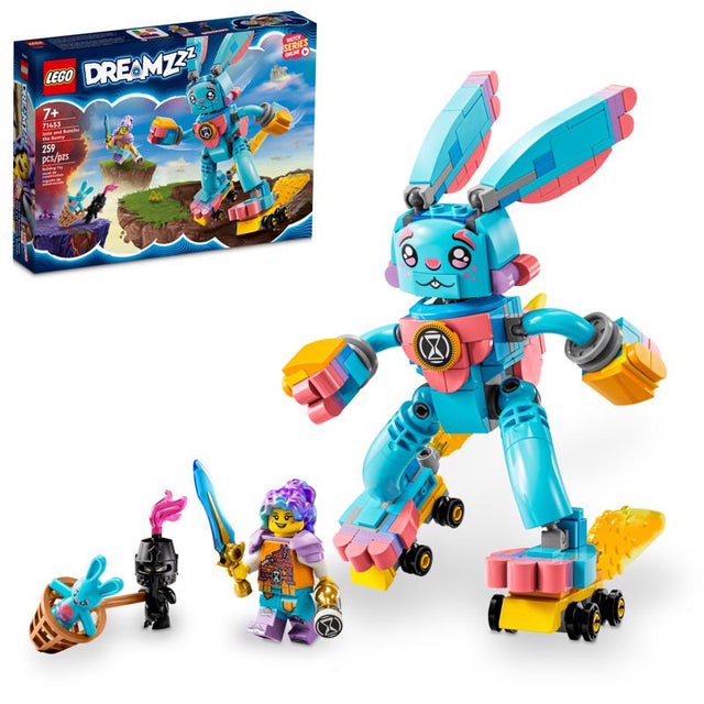 LEGO Dreamzzz Izzie and Bunchu Bunny Toy Multicolored 259 pc