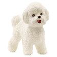 Schleich Bichon Frise Dog Figurine White 1 pc