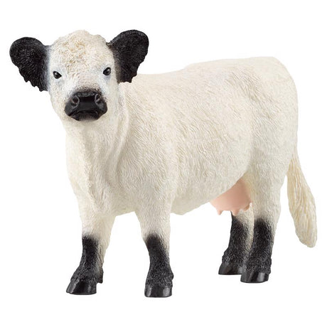 Schleich Galloway Cow Figurine Black/White 1 pc