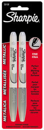 Sharpie Metallic Silver Fine Tip Permanent Marker 2 pk