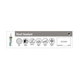 12 in. H X 3 in. W Hardware POP Card 1 Cardstock