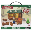 Lincoln Logs America's National Toy On The Trail Toy Wood Multicolored 59 pc