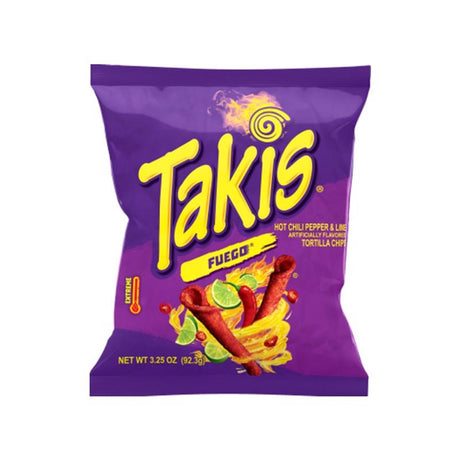 Takis Fuego Tortilla Chips 3.25 oz Bagged