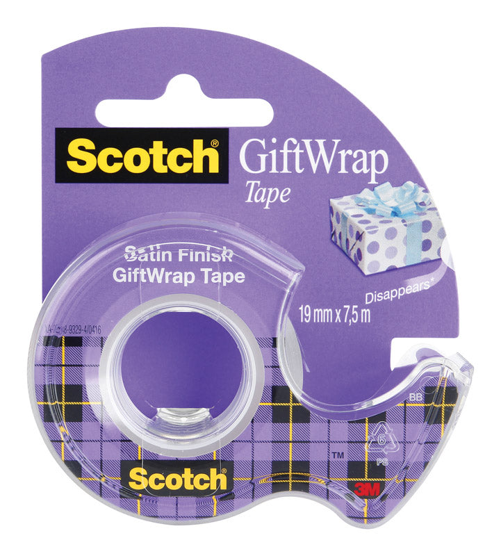 Scotch 3/4 in. W X 650 in. L Gift Wrapping Tape Clear