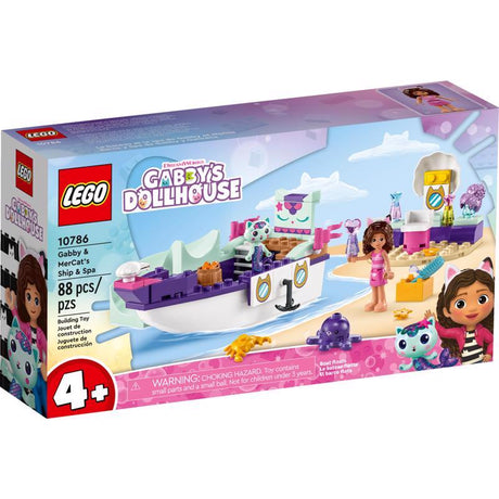 LEGO DreamWorks Gabby/MerCat's Ship & Spa ABS Plastic Multicolored 88 pc