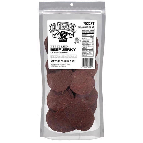 Old Trapper Double Eagle Peppered Beef Jerky 21 oz Pouch