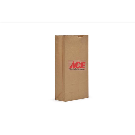 Yes Paper Brown Shopping Bag Recycled 500 pk 18 in. H X 5.25 in. W X 8.25 in. L