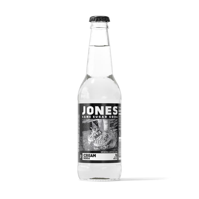 Jones Soda Cream Cane Sugar Soda 12 oz 1 pk