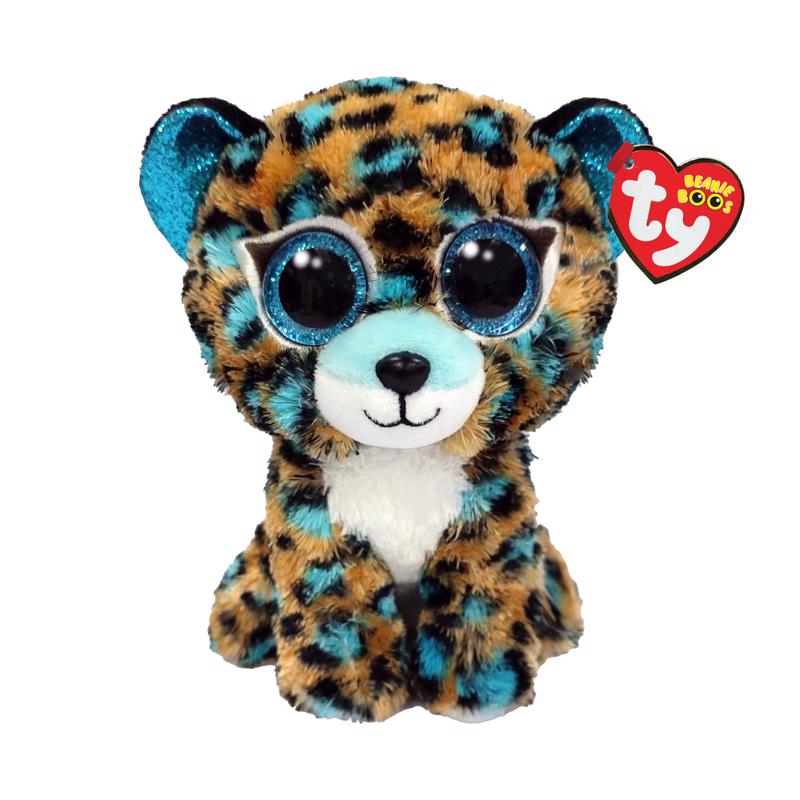 Ty Cobalt Leopard Plush toy Fabric Multicolored